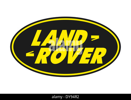 Land Rover icona logo emblema simbolo bandiera Foto Stock