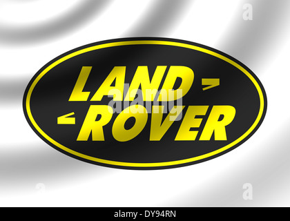 Land Rover icona logo emblema simbolo bandiera Foto Stock