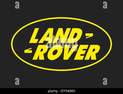 Land Rover icona logo emblema simbolo bandiera Foto Stock