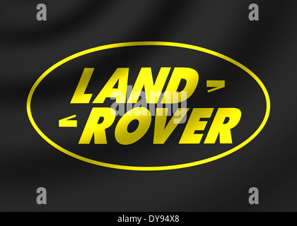 Land Rover icona logo emblema simbolo bandiera Foto Stock