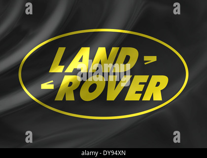 Land Rover icona logo emblema simbolo bandiera Foto Stock