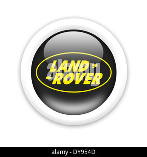 Land Rover icona logo emblema simbolo bandiera Foto Stock