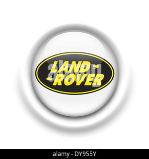 Land Rover icona logo emblema simbolo bandiera Foto Stock