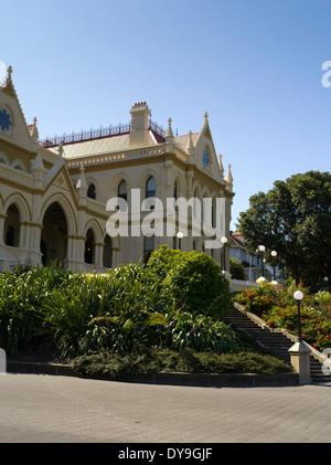 Vista della Biblioteca parlamentare a Wellington, Nuova Zelanda. Foto Stock