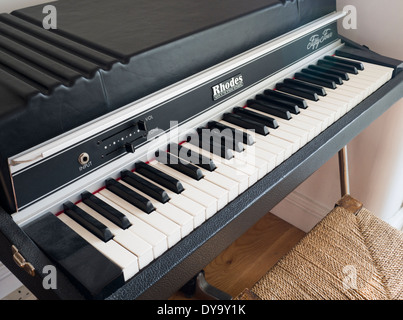 Un Fender Rhodes Piano tastiera Foto Stock