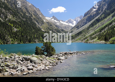 Lac du Gaube, Pirenei, Francia Foto Stock