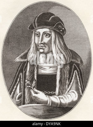 James IV re di Scozia, 1473 - 1513. Foto Stock