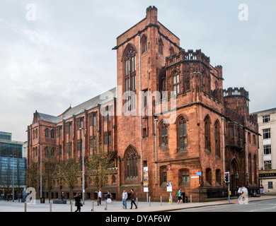 John Rylands Library, Deansgate, Manchester, Inghilterra, Regno Unito Foto Stock