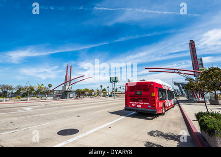 El Cajon Boulevard transito Plaza Gateway (da Paolo Hobson). San Diego, California, Stati Uniti. Foto Stock
