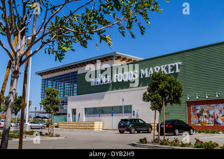 Un supermercato Whole Foods Market in Oxnard in California presso il centro commerciale chiamato la raccolta Foto Stock