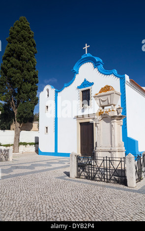 La chiesa di Nostra Signora di Orada, Marina di Albufeira, Portogallo Foto Stock