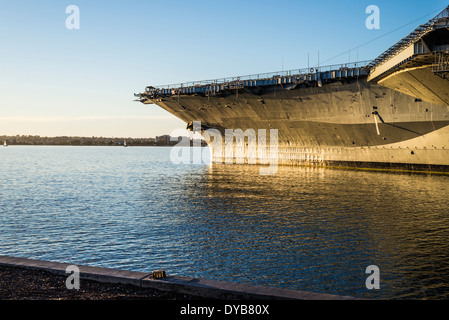La USS Midway nave museo. San Diego, California, Stati Uniti. Foto Stock