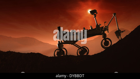 Curiosità il Mars montanaro Foto Stock