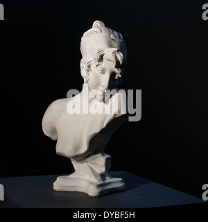 Busto in gesso della donna Foto Stock