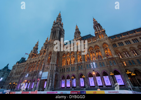 Wiener Eistraum in Vienna Foto Stock