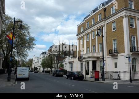 Belgrave posto nella City of Westminster London SW1 uk 2014 Foto Stock