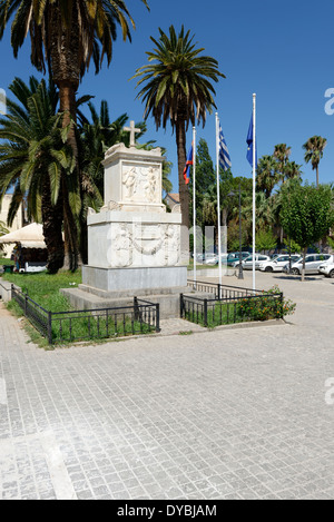 Memorial santuario contenente rimane Dimitrios Ypsilandis leader Rivoluzione greca Nafplio Peloponneso Grecia Il Foto Stock