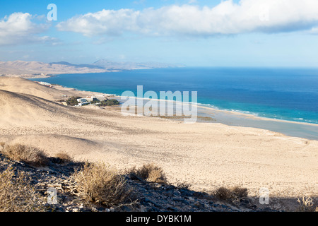 Playa de Sotavento con la sua splendida laguna. Foto Stock