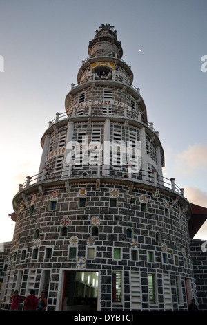 Chiesa del Sacro Cuore, Matautu, isola di Wallis, Wallis e Futuna, Melanesia, Sud Pacifico Foto Stock