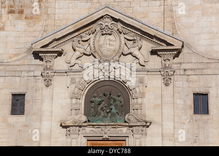 Chiesa di San Nicolas, Bilbao, Bizkaia, Paesi Baschi Foto Stock