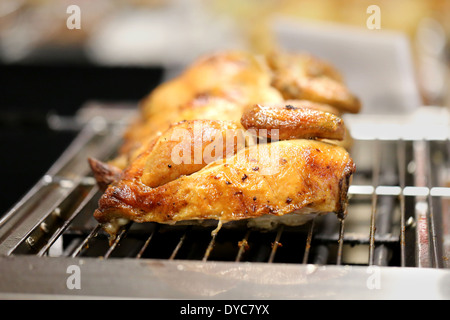 pollo alla griglia Foto Stock