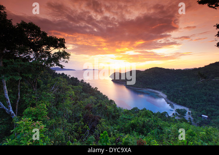 Filippine, Palawan Port Barton, Turtle Bay Foto Stock