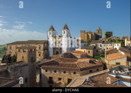 Città vecchia di Caceras, Spagna Foto Stock