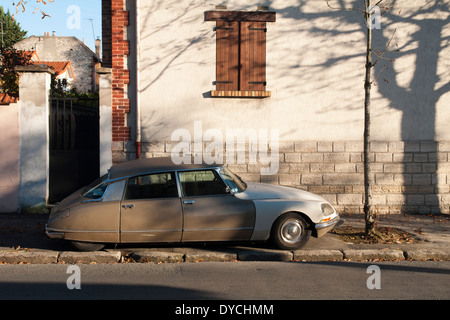 Brown citroën ds Foto Stock