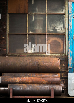 Il degrado urbano malandato edificio Foto Stock