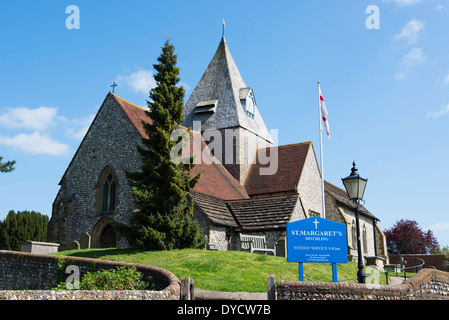 Chiesa di St Margaret nel villaggio di Ditchling, East Sussex Foto Stock