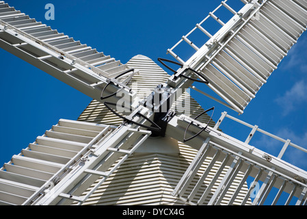 Il mulino a vento di Oldland vicino Keymer, West Sussex, Regno Unito Foto Stock