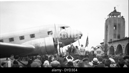 Douglas DC-1 NC223Y Glendale Air Terminal 1934 e Foto Stock