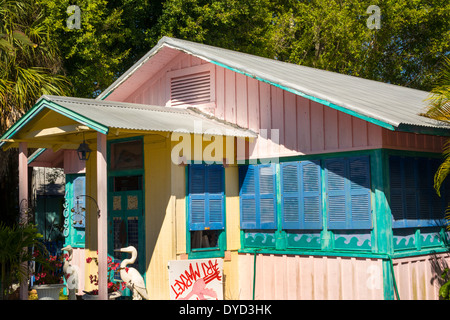 Florida Port Charlotte Harbour, Placida, mercato d'arte, gallerie d'arte, case case case case case residenza, colorato, visitatori viaggio di viaggio a Foto Stock