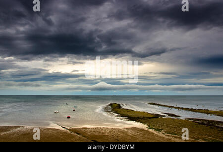 Vista di Robin cappe Bay. Foto Stock