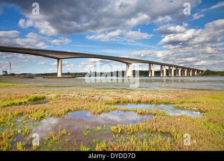 Orwell ponte in prossimità di Ipswich. Foto Stock