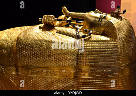 Tutankhamon Tutankhaten Tutankhamon Tutankhamon Tutankhamoun tesoro Egitto Antico Egitto faraone re re tut ricchezza oro f Foto Stock