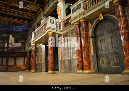 Shakespeare Globe Theatre di Londra, Inghilterra Foto Stock