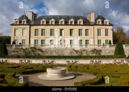 Castello di Auvers-sur-Oise, Val-d'Oise, Francia Foto Stock