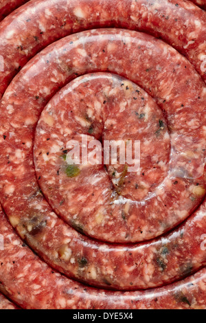 Artigiano salsiccia di agnello Foto Stock