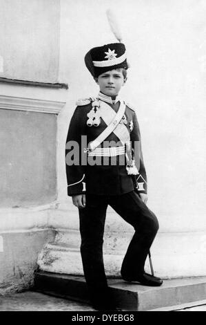 Tsarevich (Crown Prince) Alexis della Russia 1904-1918, come un ragazzo circa 1912/13. Foto Stock