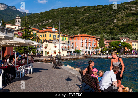 La porta a Torbole sul lago di Garda, Italia Foto Stock