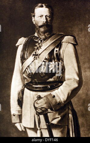 Photgraph di Federico III, Imperatore di Germania e re di Prussia nel 1888. Il suo regno durò solo 99 giorni. Vissuto tra il 1831 e il 1888, e fu il solo figlio dell'Imperatore Guglielmo I. Foto Stock