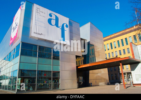 Il Kiasma (1998), il museo di arte contemporanea, Mannerheimintie street, Helsinki, Finlandia, Europa Foto Stock