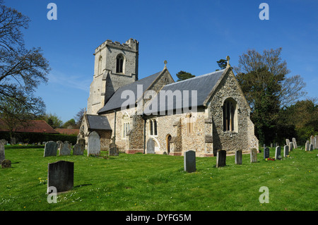 Chiesa di tutti i santi, Willian, Hertfordshire, Inghilterra, Regno Unito Foto Stock