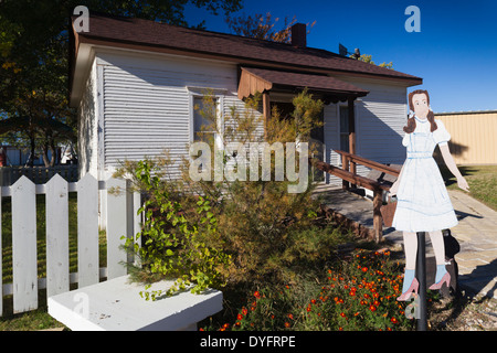 Stati Uniti d'America, Kansas, liberale, Dorothy's House, replica della casa dal film il Mago di Oz Foto Stock