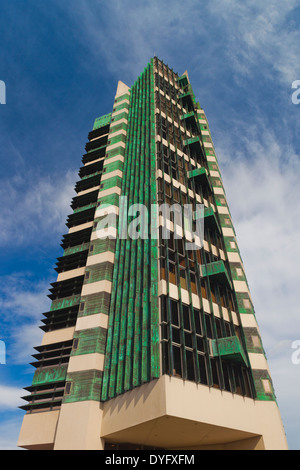 Stati Uniti d'America, Oklahoma, Bartlesville, Price Tower, solo grattacielo progettato da Frank Lloyd Wright, costruito nel 1956 Foto Stock