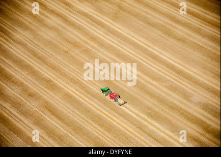 Foto aeree della riva orientale le aziende agricole Foto Stock