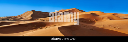 Sahara dune di sabbia di Erg Chebbi Marocco Foto Stock