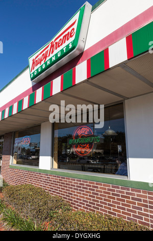 Ciambelle Krispy Kreme Shop, Tampa, FL, Stati Uniti d'America Foto Stock