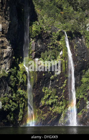 Milford Sound, Nuova Zelanda Foto Stock